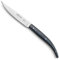Arcos Cuchillo carne/mesa con Hoja Acero Inoxidable Nitrum 110 mm. Mango ergonómico polioximetileno POM. Los bordeserrados los hacen perfectos para cortar. Serie Mesa. Color azul.