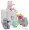 ParTea Set mit Tee-Ei für lose Blätter, Get The Hippo, Platypus, Eule, Kit-Tea und Otter in einer schönen Geschenkbox, mehrfarbig