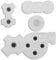 OSTENT Schaltfläche Leitfähiges Gummi Kontakt Pad kompatibel für Nintendo Wii Remote Controller - Packung mit 5 Stück