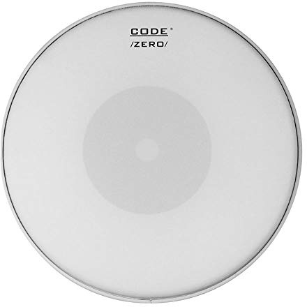 CODE DRUMHEADS Snare-Fell, Serie ZERO, Weiß, 14 mit weißem 1-Donut (ZCT14)