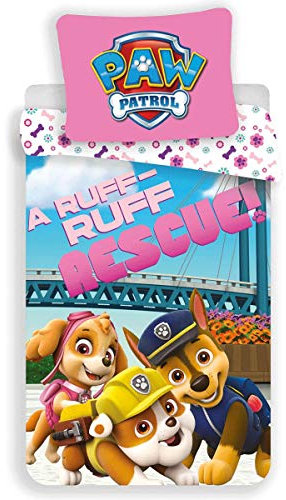 JFabrics PAW Patrol Bettwäsche 140x200cm Baumwolle