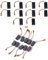 SHOTAY 10pcs Carbon Brushes Replacement fit for BOSCH GWS 580 GWS 850 C GWS 7-115 GWS 8-125 GWS 9-150CS GWS6-100 D11