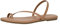 CUSHIONAIRE Catalina Zehenring-Sandale für Damen mit Memory Foam, Natur, 39 EU