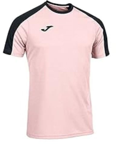 Joma T- Shirt à Manches Courtes Eco Championship, Rose/Bleu Marine, 5XS Homme