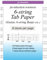 6-String Tab Paper (Guitar, 6-string Banjo etc.): 8 staves per page