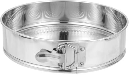 DOITOOL 10 Inch Springform Pan Round Nonstick Cheesecake Pan Stainless Steel Springform Cake Pan with Removable Bottom - Leakproof Spring form Pans for Baking