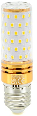 G.W.S® E27 Edison Screw LED Corn Bulb, 16W 2016Lms Day White 6000K, 360° Beam Angle