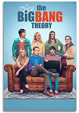 VZRSQZK Poster aus der TV-Serie The Big Bang Theory, dekoratives Gemälde, Leinwand-Wandposter und Kunstdruck, modernes Familienschlafzimmer-Dekor-Poster, 20 x 30 cm