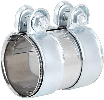 Coupleur De Connecteur De Collier De Tuyau D'échappement De 65 X 90 Mm, Collier De Serrage De Bande D'échappement Turbo En Acier Pour S-eat L-eon