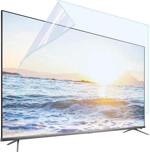 CIADAZ 42-65 Inch Matte Anti-Glare TV Screen Protector, Dustproof Anti Scratch Anti Blue Light Film, Dust-Proof, for LCD, LED, 4k OLED & QLED HDTV / 65in 1440x809mm