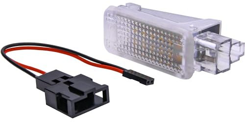 RECAMBO Led Handschuhfachleuchte kompatibel mit SEAT Ibiza | Leon | Tarraco | Toledo | CAN-Bus Fehlerfrei | SMD - Effizient - geringer Stromverbrauch | hohe Leuchtkraft | leichte Installation