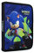 mybagstory Sonic Blue Federmäppchen aus Polyester, 2 Fächer, gefüllt mit Schulbedarf, für Kinder ab 3 Jahren, blau, Federmäppchen