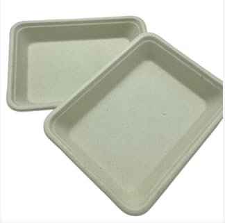 BANDEJA-TRAY Contenedor de kraft para comida con tapa. Pack 50 unidades. Desechables y compostables, lunch box, fiambreras comida trabajo, panera, cuencos. DEVUT02350