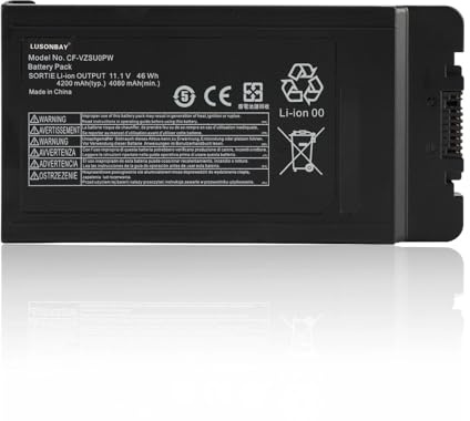 LUSONBAY CF-VZSU0PR CF-VZSU0PW Laptop Akku für Panasonic Toughbook CF-54, 54 Gloved Multi Touch, 54 Lite, 54 Performance, 54 Prime (11.1V 46Wh)