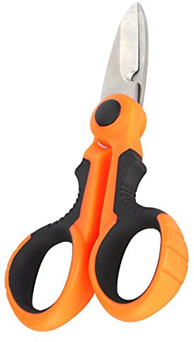Sonew Tijeras Multifuncionales para el Hogar, Cortador de Cables Aislados, Tijeras para Electricistas con Hojas de Acero Inoxidable de Primera Calidad y Ergonómico de ABS