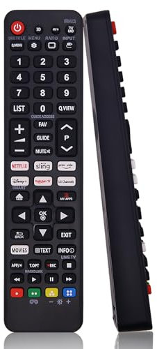 Universal-Fernbedienung für LG TV - Kompatibel mit Allen LED HDTV HDR Smart-TVs, LG Smart TV Fernbedienung mit 6 Tasten