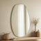 VIDI Specchio Elegante Wandspiegel Spiegel Asymmetrisch | Dekorative Spiegel Oval 95 x 55 cm | Design Asymmetrischer zum Aufhängen | Moderne Dekorative Wandspiegel