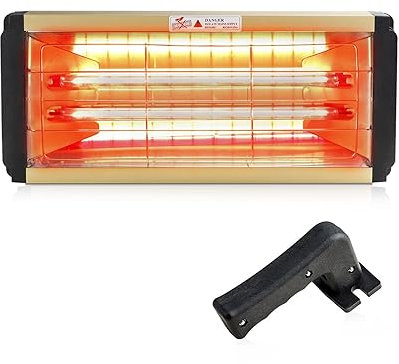 Lampada per la polimerizzazione della vernice, 2000W Lampada A Infrarossi For Cottura Vernice Riscaldatore A Luce Infrarossa Lampada For Polimerizzazione Vernice Auto Asciugatrice Riscaldante A Infrar
