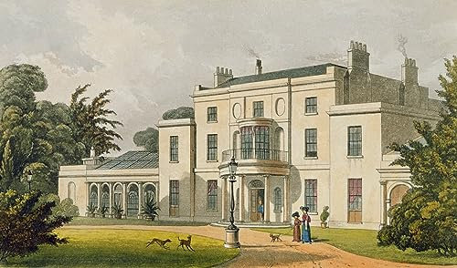 HCOTZHPY Berühmt Leinwand Wandbild Kunstdruck Leinwand Malerei Poster Wimbledon House Aus Ackermanns Kunstarchiv von Hosmer Shepherd Leinwand Plakat für Flurdekoration 60x90cm