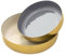 Amago home Dekoschale Gold Knabberschale Deko Schalen Silber Apfel Stern Ginkgo Blatt Farbe Schale rund 2er Set Creme-grau