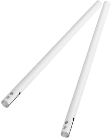 SHINEOFI 2Stücke Verlängerungsstange Für Deckenventilator Einsetzbar Einfache Installation Für Hohe Decken Langlebig Für Wohnräume