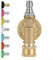 Adattatore per idropulitrice a connessione rapida, con punte girevoli per ugelli, compatibile con idropulitrici a gas ed elettriche (giunto girevole)