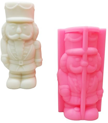 Moule en silicone motif casse-noisettes fait maison pour l'art en résine et la sculpture d'argile faite à la main