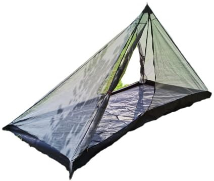 BlissfulAbode Pyramidenzelt für 2 Personen, ultraleichtes tragbares Campingzelt mit Insektenschutznetz, PU4000 wasserdichte Bewertung, geräumig 230 x 120 cm für Wandern und Outdoor-Abenteuer