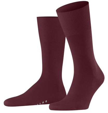 FALKE Herren Socken Airport - Merinowoll-/Baumwollmischung, 1 Paar, ruby, 45-46