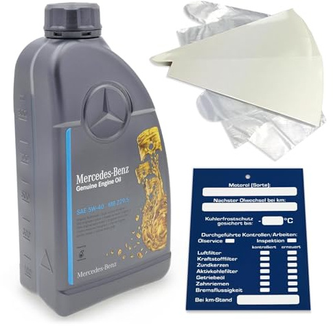 Mercedes-Benz Original Motorenöl SET 5W-40 MB 229.5 1 Liter
