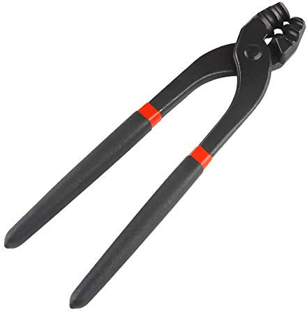 Andux Zone Tube Bending Pliers Hand Bend Brake Line Forming Tool 9 inch Black WGQ-01