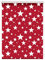Lichtblick Klemmfix Verdunklungs-Rollo mit Motiv, ohne Bohren, Blickdicht, Seitenzugrollo, Made in Germany, Sterne Rot,60 cm x 150 cm (B x L)