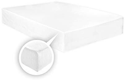 ARLINENS Thermal Flannelette Fitted Sheet 25cm 100% Brushed Soft Cotton available in 7 colours (White, Double)