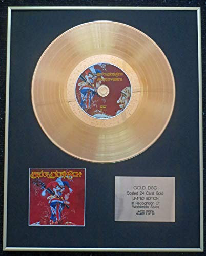Century Presentations -- Bruce Dickinson (of Iron Maiden) - Exclusive Limited Edition 24 Carat Gold Disc - Accident of Birth