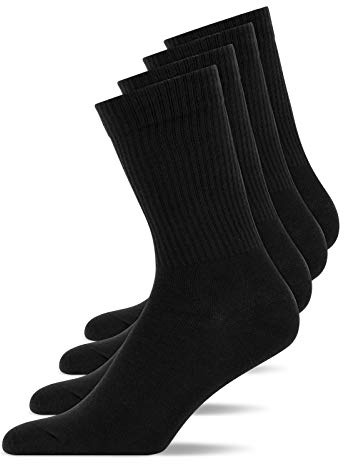 Snocks Tennissocken Herren & Damen aus Bio-Baumwolle, 2-4 Paar | hochwertige Materialien, multifunktional, lange Socken, ideal für Sport & Freizeit, Gr. 35-50