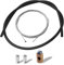 cyclingcolors cavo acceleratore universale moto ciclomotore con guaina serracavo compatibile con carburatore Dell'orto, nero