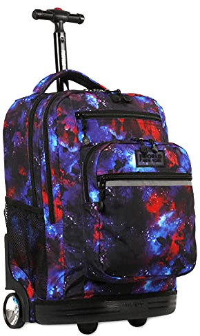 J World New York Sundance - Mochila unisex con ruedas para laptop para escuela y viajes, bolsa rodante de 20 pulgadas, Galaxy, Talla única, Sundance - Mochila con ruedas para portátil