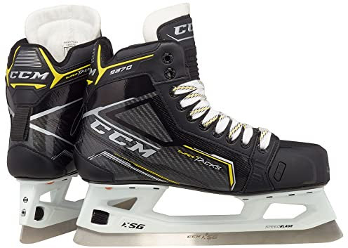 CCM Super Tacks 9370G Goalie Schlittschuhe Senior, Weite :D, Größe:8 = 43