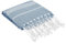 Mixibaby Strandtuch XXL100% Baumwolle Hamamtuch Badetuch Saunatuch Peshtemal 100x180cm, Farbe:Blau