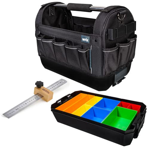Bosch Sortimo ProClick Starter-Set TB3 inkl. ProClick Tool Bag M Werkzeugtrage & ClickTray Werkzeugwanne & ProClick Insetboxenset H3 CT M 74 | inkl. Wfix Streichmaß Metall