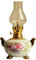 Cakunmik Antike Petroleumlampe Glaslampe Keramik Lampenkörper mit winddichtem Glasdeckel, Traditionelle Industrielle Öllampe, Notlampe, Retro Nostalgische Öllampe, Handwerkliche 1PCS