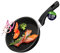 KADAX Bratpfanne, Pfanne mit Antihaftbeschichtung, beschichtete Gourmetpfanne, Induktion Universallpfanne, Bräter für fettfreies Kochen, Pfanne mit Kunststoffgriff (⌀ 20cm)