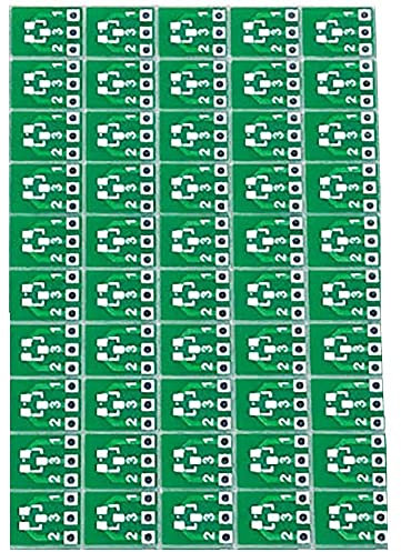 50 Stück SOT23 SOT23-3 Drehmaschine SIP3 Dual SMD Dreher Dip SIP3 Adapter Konverter Platte SOT IC PCB Karte Bastelset