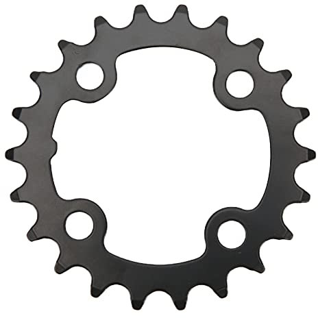 RiToEasysports Plato de Bicicleta 22T, Bicicleta de Carretera 8 9 10 Manivela de Velocidad Plato de Repuesto de Acero Al Carbono 64 Mm BCD