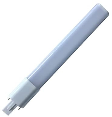 AGIPS Wide Voltage Lights 10pcs/lot AC85-265v LED G23 Energy-Saving Lamp Chopsticks Tube GX23 Lamp 4W 18LED-2835 127MM Table Lamp Light Source 180 Degree Household Bulbs (Color : Natural White, Size