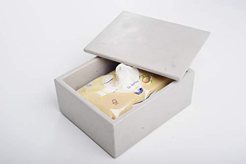 Gutmann-Design Box für feuchtes Toilettenpapier Feuchttücherbox Aufbewahrungsbox aus Beton handgemacht in Deutschland