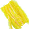 12Yards 25-30mm Vintage Glitzer Pailletten Organza Rüschen Borten Spitzenband Paillettenband Spitzenborte Dekoband Zierband Pailletten Bänder Plissiertborten für DIY Nähen Hochzeit Kostüme Deko,Gelb
