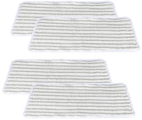 4pcs Power Pad Compatibile con pulitore a vapore Vileda Steam XXL Sostituzioni di tamponi in microfibra (45 x 39,5 x 18 cm)