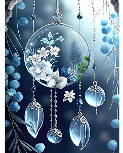 DAERLE Diamond Painting Traumfänger Diamant Painting Bilder Diamond Painting Erwachsene DIY Cross Stickerei Malerei Kits Wand Dekor 30x40cm