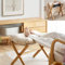 uyoyous Repose-pieds pliable avec pied en bambou - Tabouret en bois avec coussin rembourré amovible pour salon ou chambre à coucher - Beige